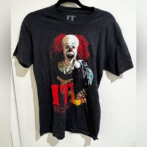 Grey IT Movie Graphic T-Shirt
